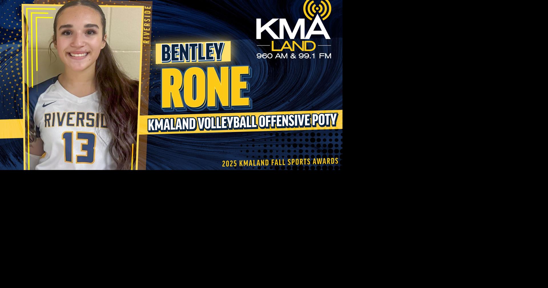 Riverside's Rone rides all-around season to KMAland Volleyball Offensive Player of the Year award
