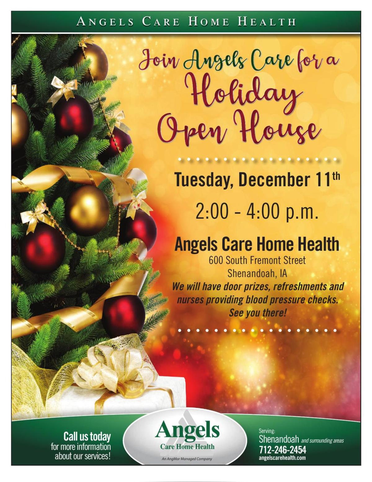 Angels Care Home Health Holiday Open House Pdf Kmaland Com