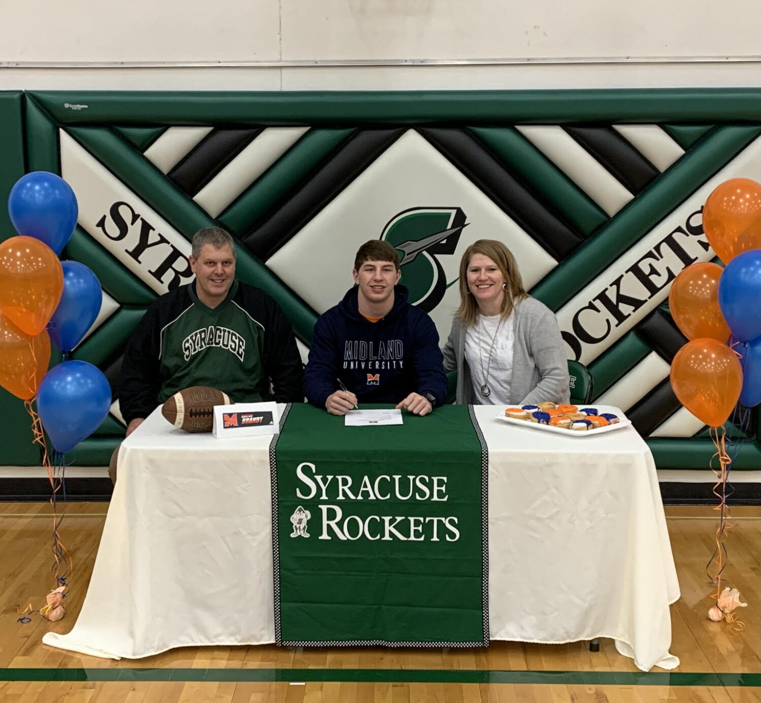 Syracuse s Brandt chooses football selects Midland Sports