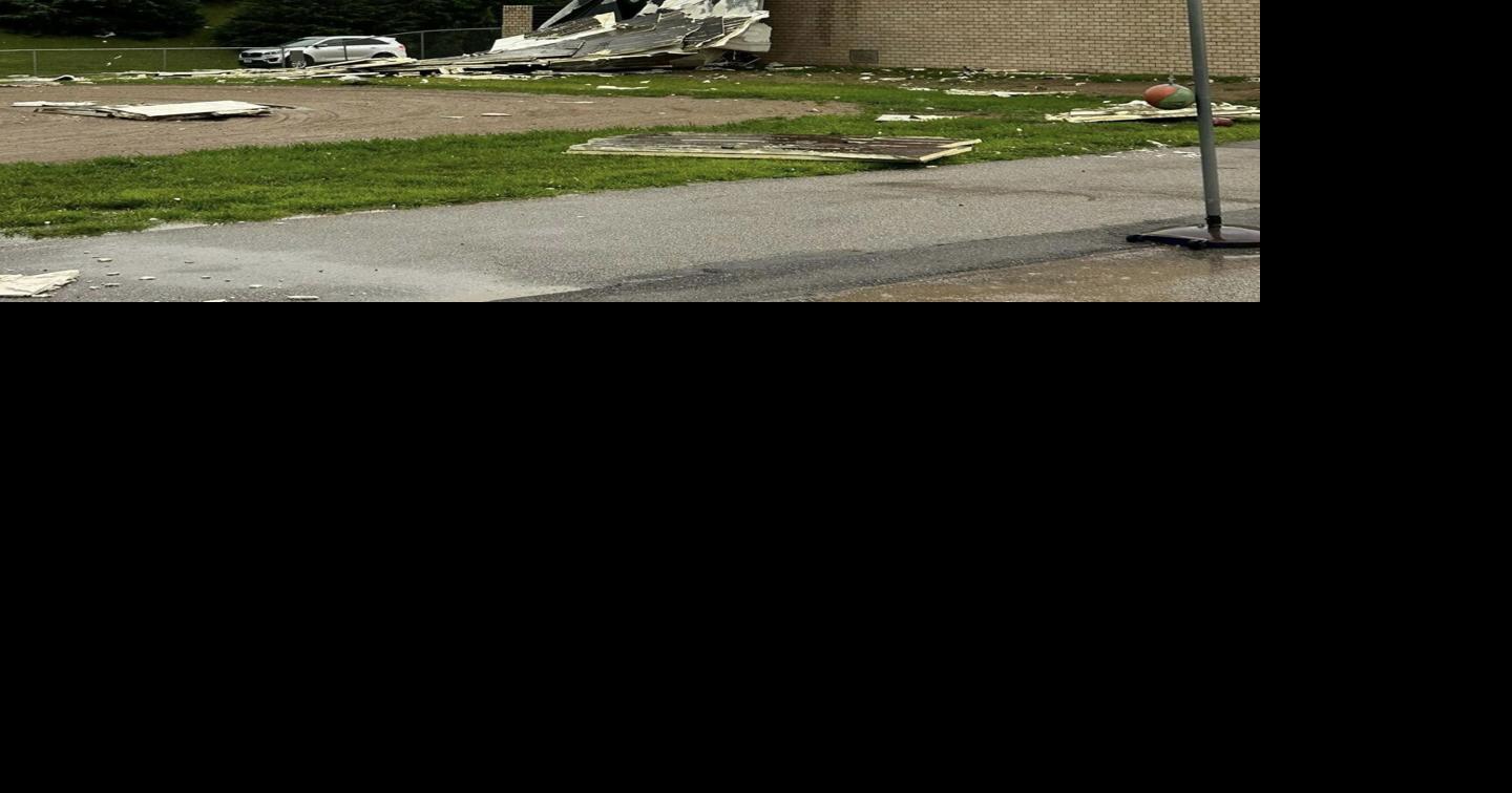 High winds deal damage to Lewis Central elementary school roof News