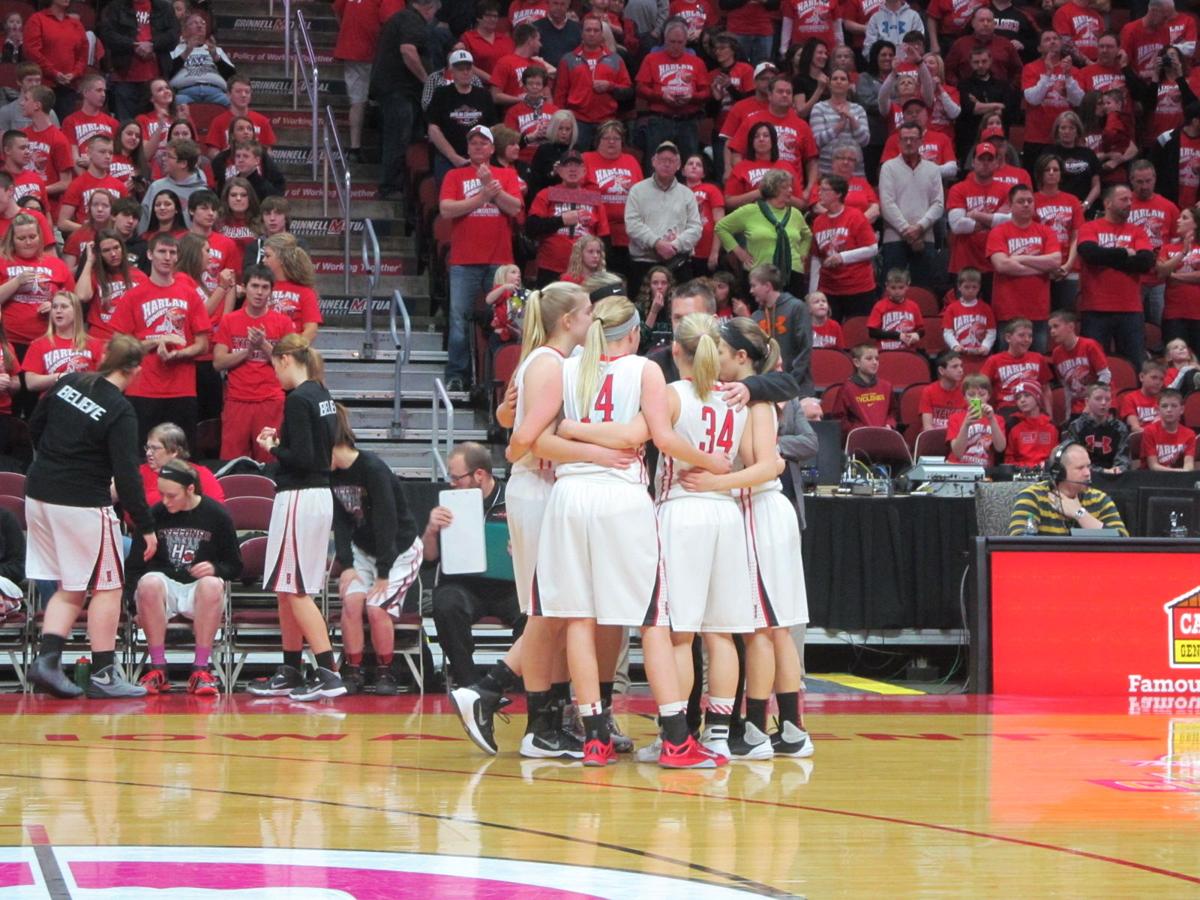 Harlan girl's basketball state quarterfinal Gallery