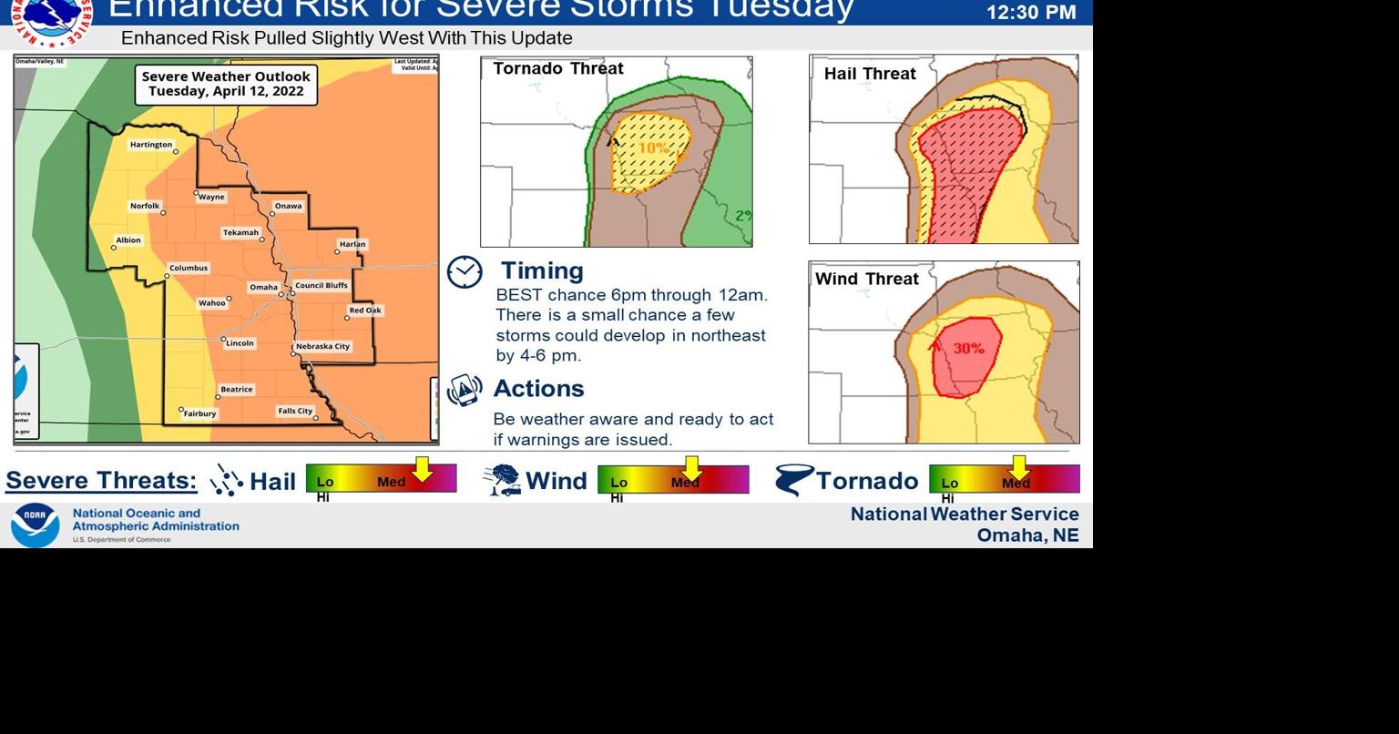 KMAland at enhanced risk for severe weather Tuesday | News | kmaland.com