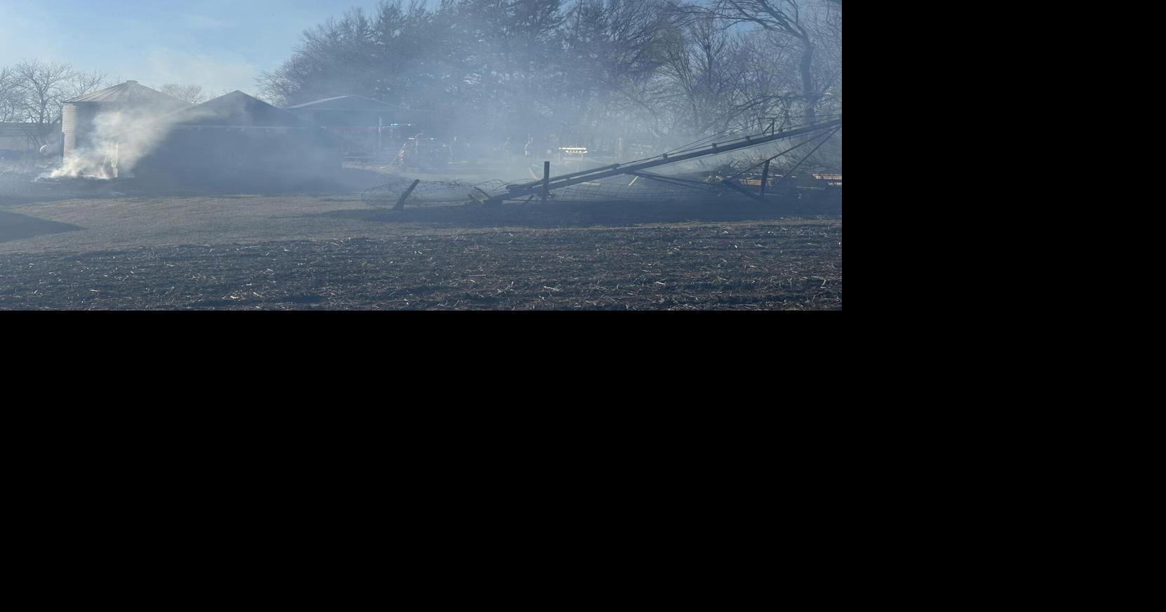 Fire crews respond to out of control rubbish fire in Montgomery County ...