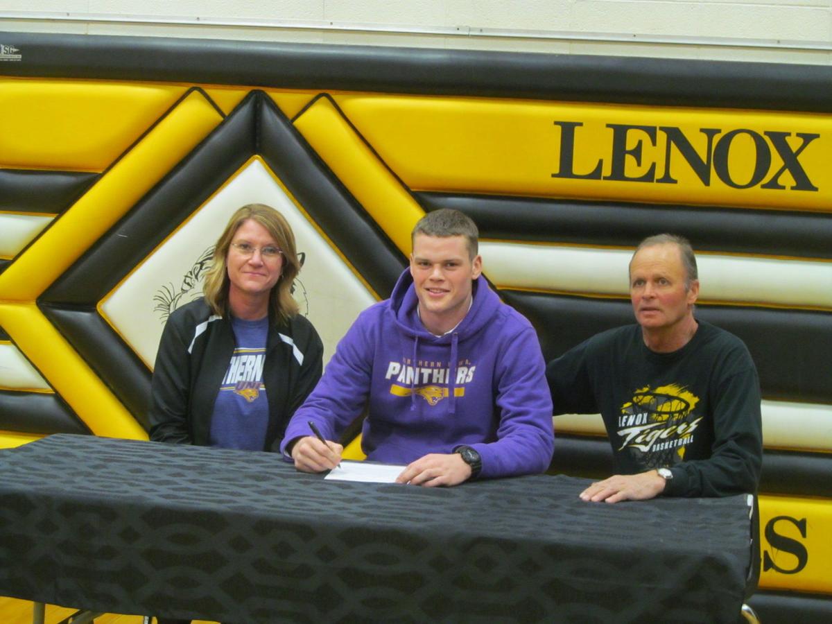 Lenox's Spencer Brown signs with Northern Iowa Football Sports