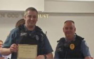 Lexington officer recognized for taking life-saving measures | Local ...