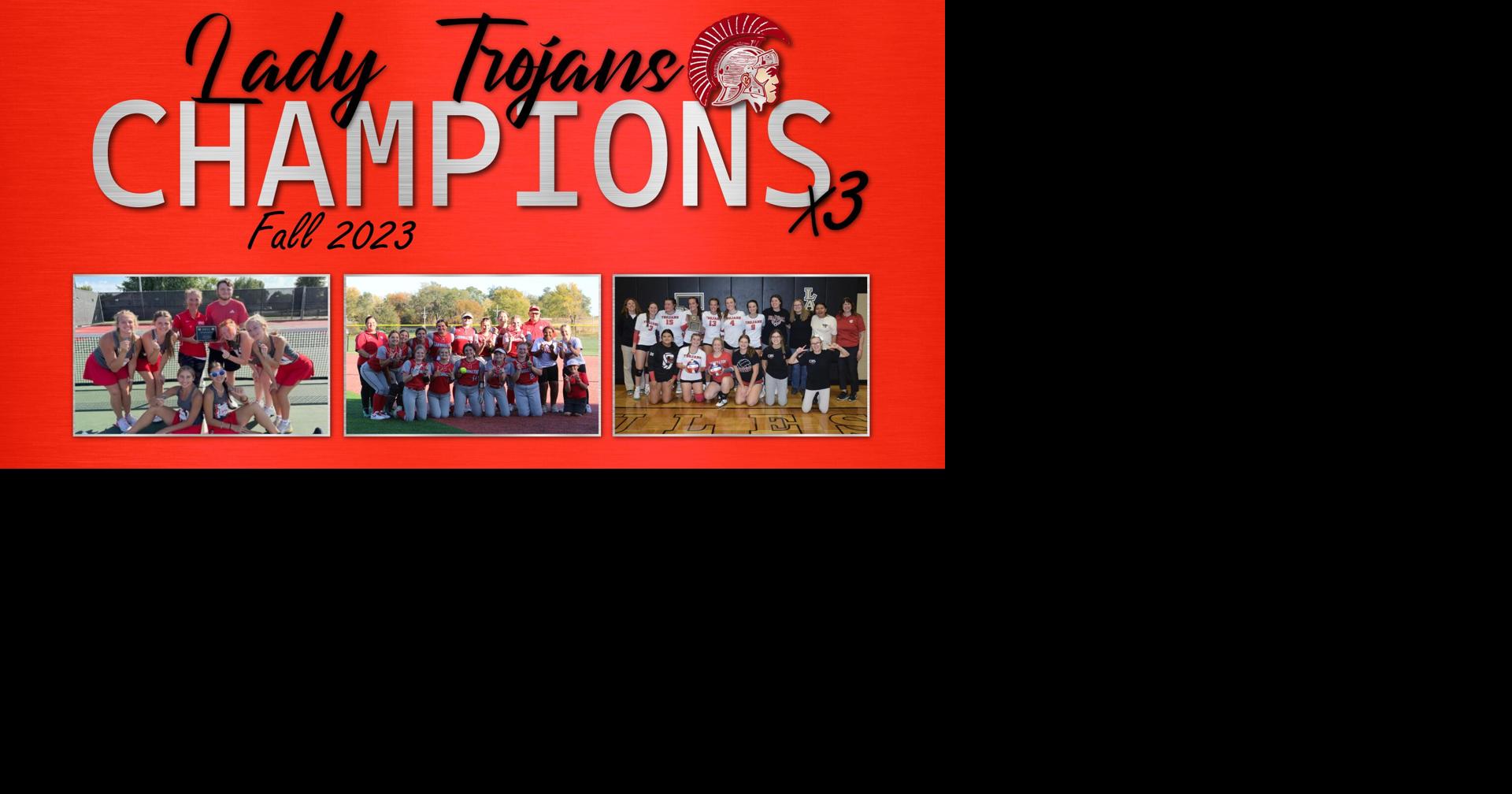 2023 Lady Trojan trifecta. A fall for the record books. | News | kmzu.com