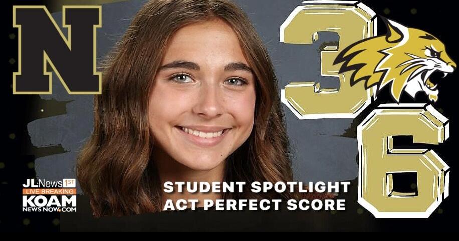 Neosho Schools Student Spotlight: Junior achieves quot 36 quot perfect score
