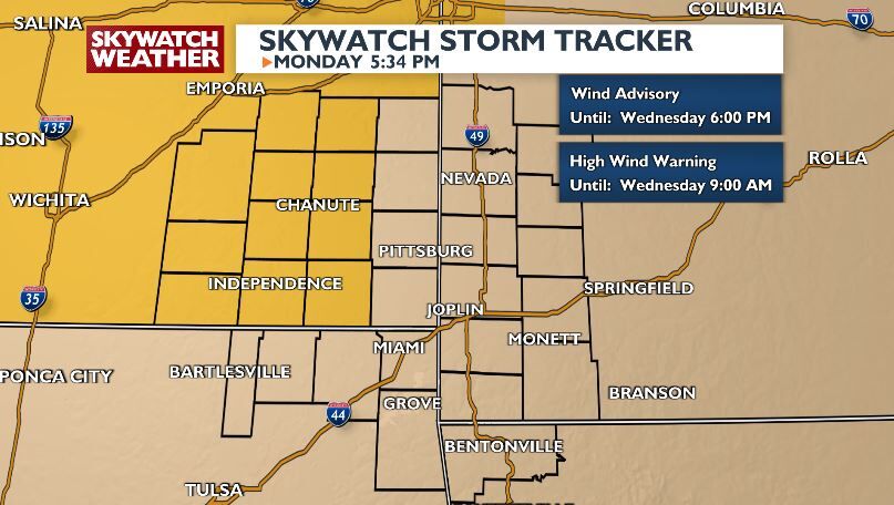 Potential Severe Weather Ahead, Wind Advisories Issued for Multiple ...