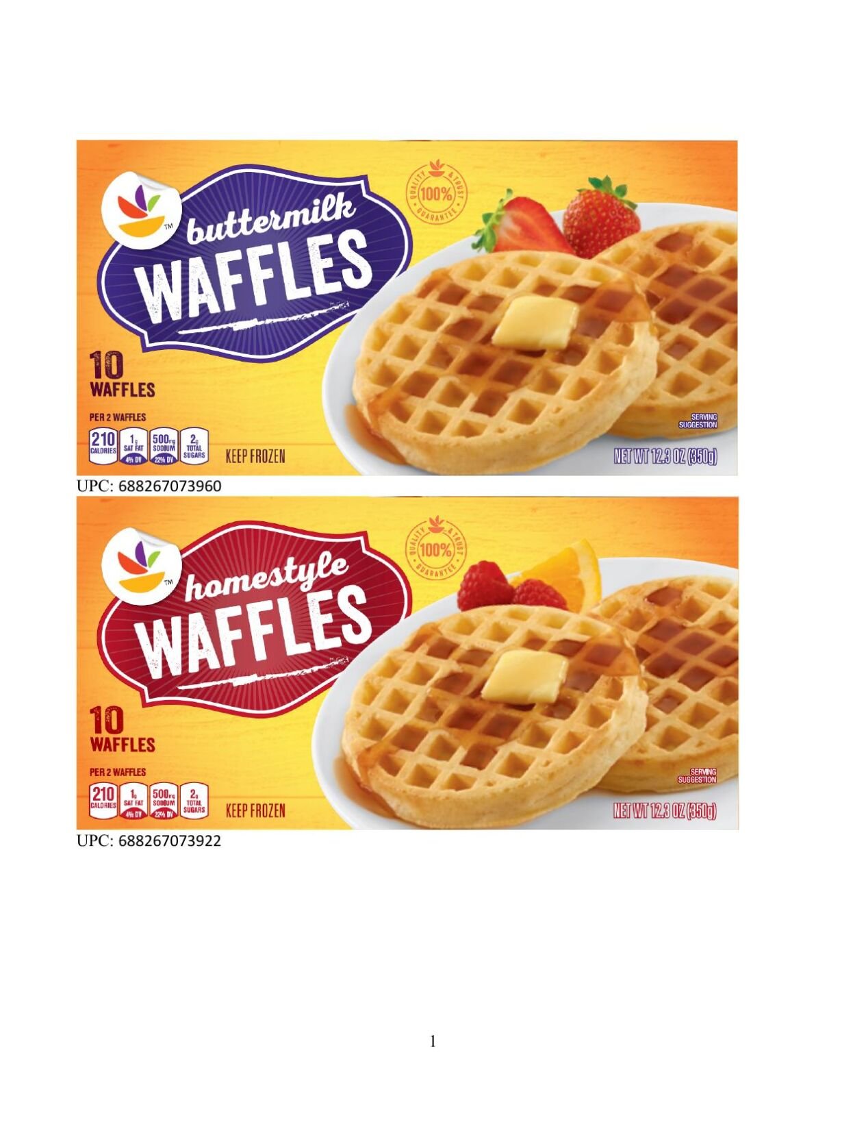 TreeHouse Foods recall frozen waffles over listeria concerns Recalls