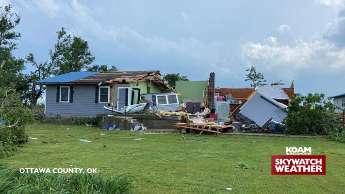 House severely damaged in Ottawa County, Oklahoma | Local News ...