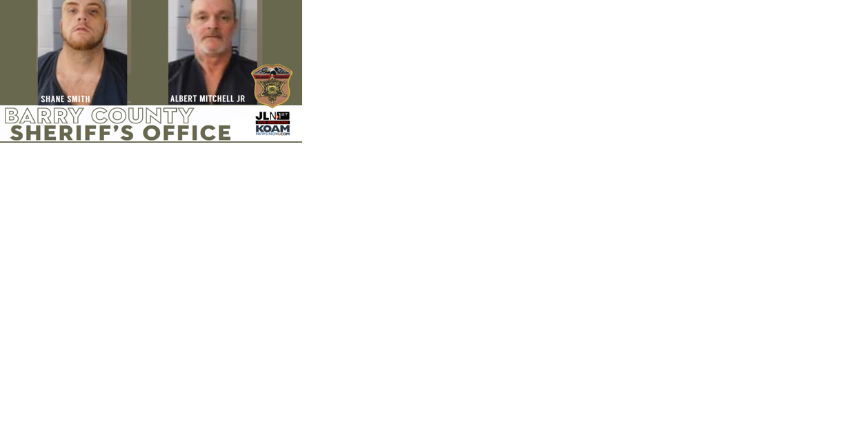 Barry County Sheriff's Office seek pair Wanted on Warrants | Joplin News First - Vimarsana News
