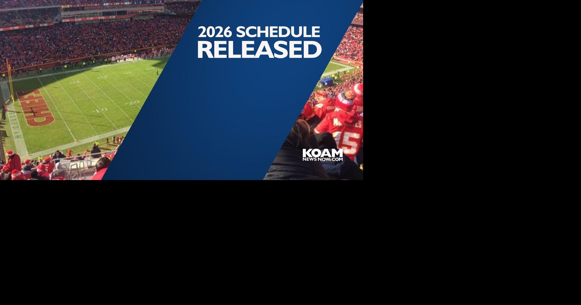 Kansas City Chiefs Unveil 2026 Schedule. Check it out!