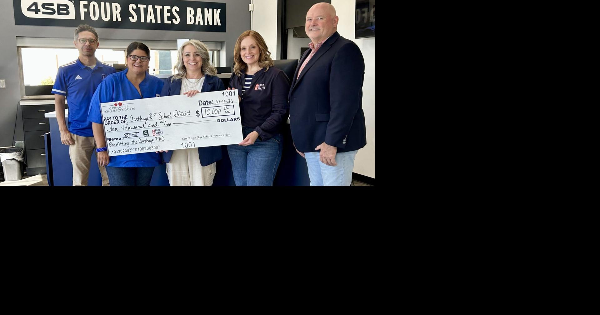 Carthage School District receives $10,000 grant for arts center