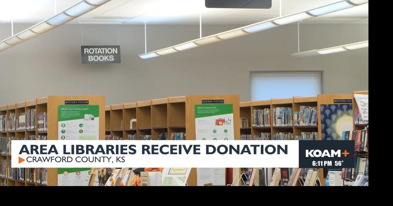 Area libraries receive donation | Video | koamnewsnow.com