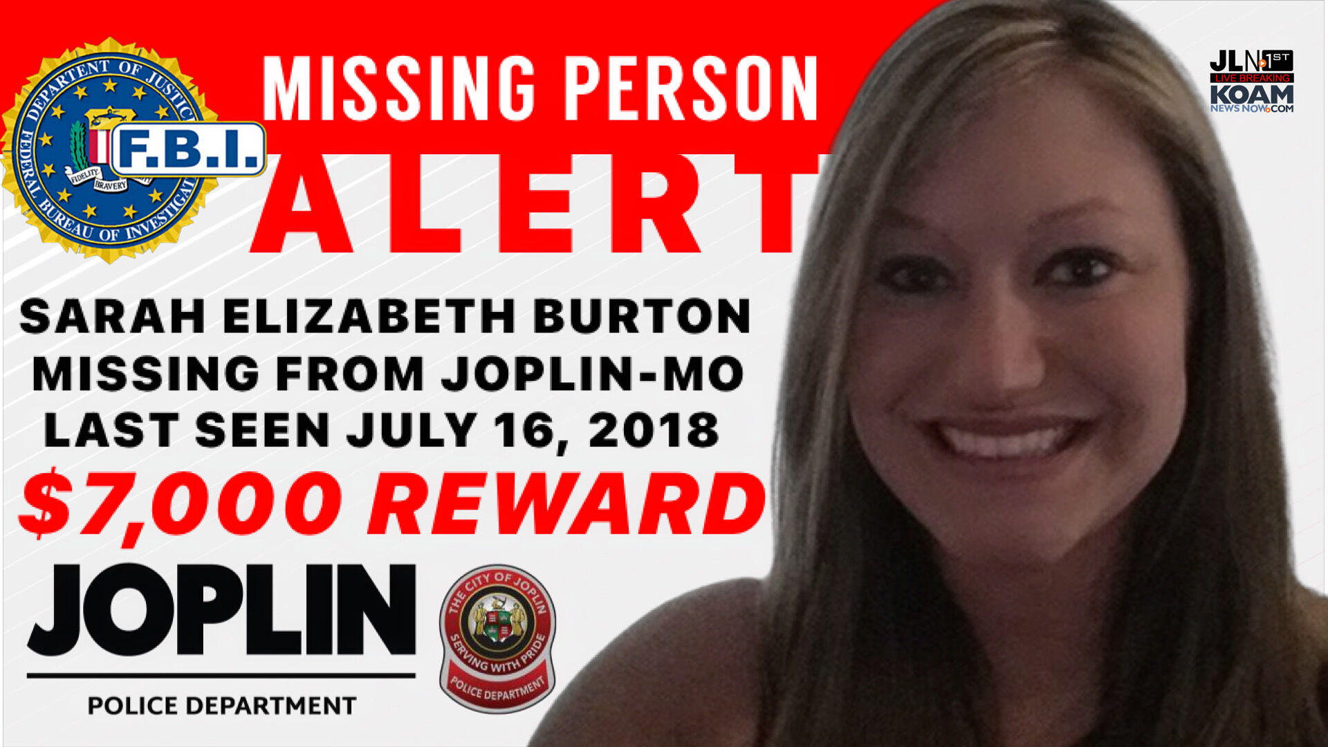 Sarah Burton now missing 5 years from Joplin Joplin News First