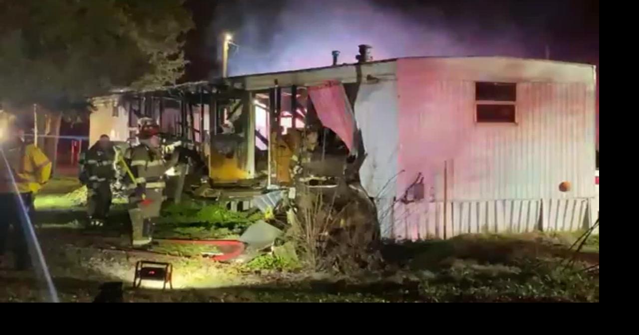 Live: Mobile home completely destroyed by fire | Video | koamnewsnow.com