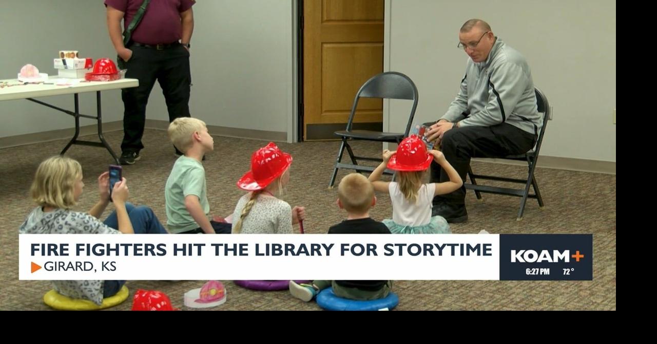 Girard FD hosts story time at public library Family
