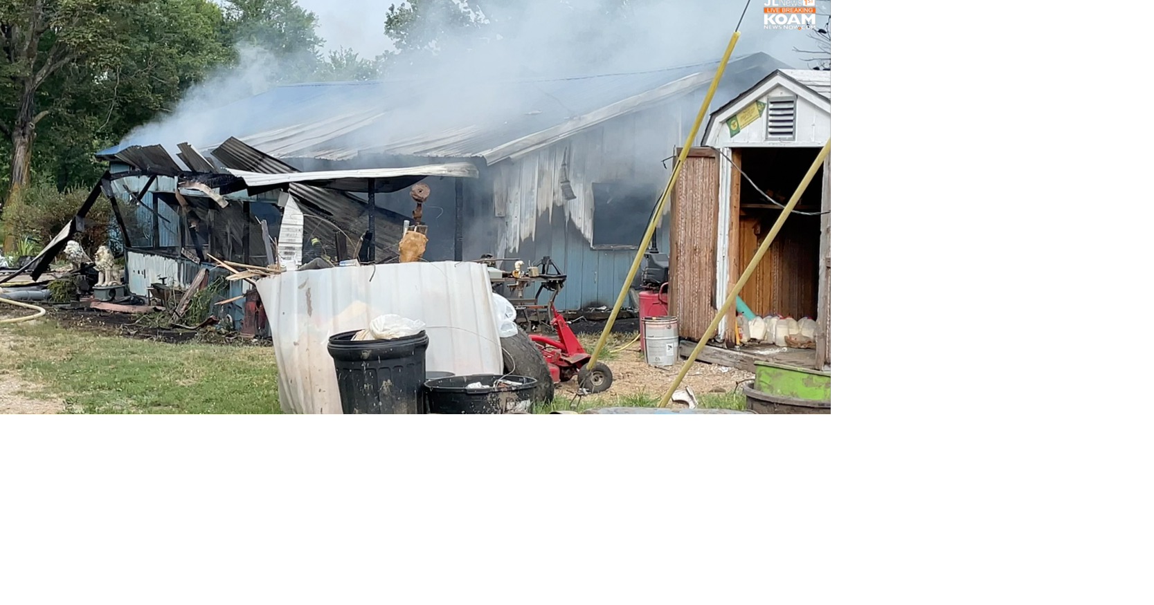House fire: total loss in Wentworth