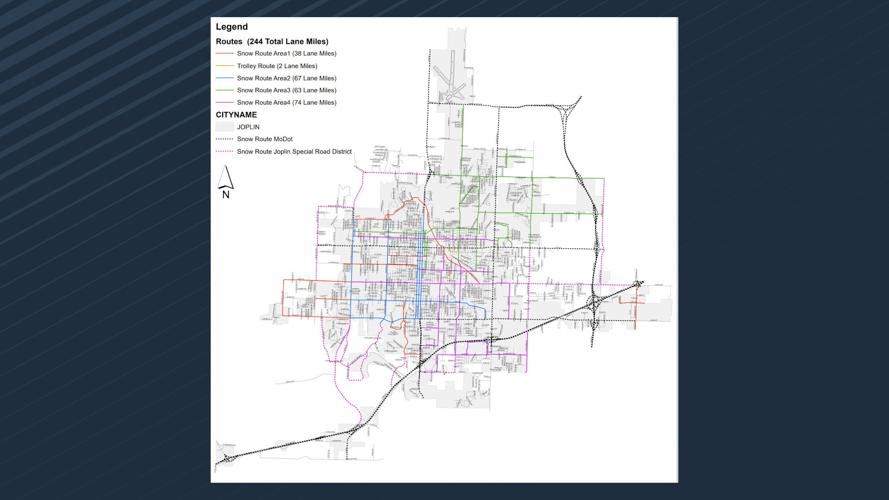The city of Joplin and MoDOT prep for snow. Family