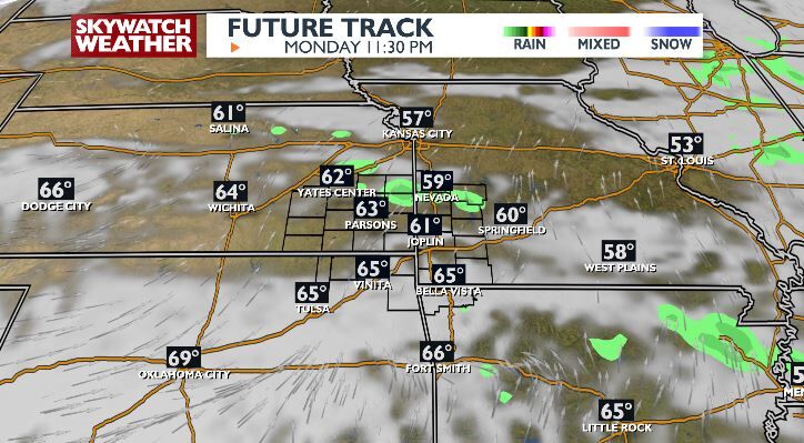 Isolated Thunderstorms Possible as Cold Front Passes Tuesday Evening ...