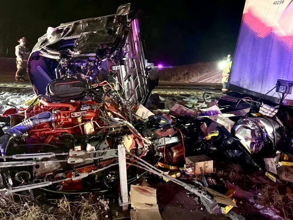 I-44: Semi loaded with Press'n Seal plastic wrap crashes | Joplin