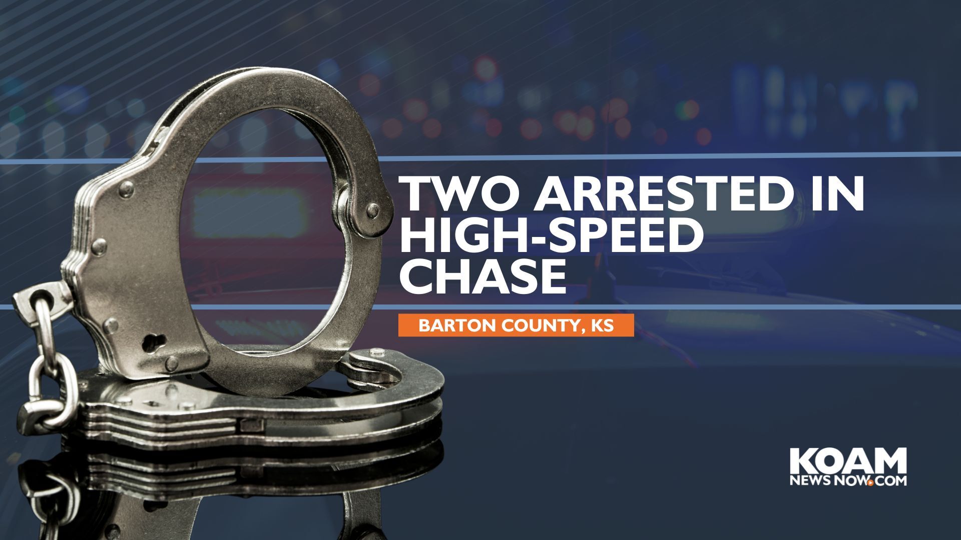 Two suspects arrested after high-speed chase spanning two counties ...