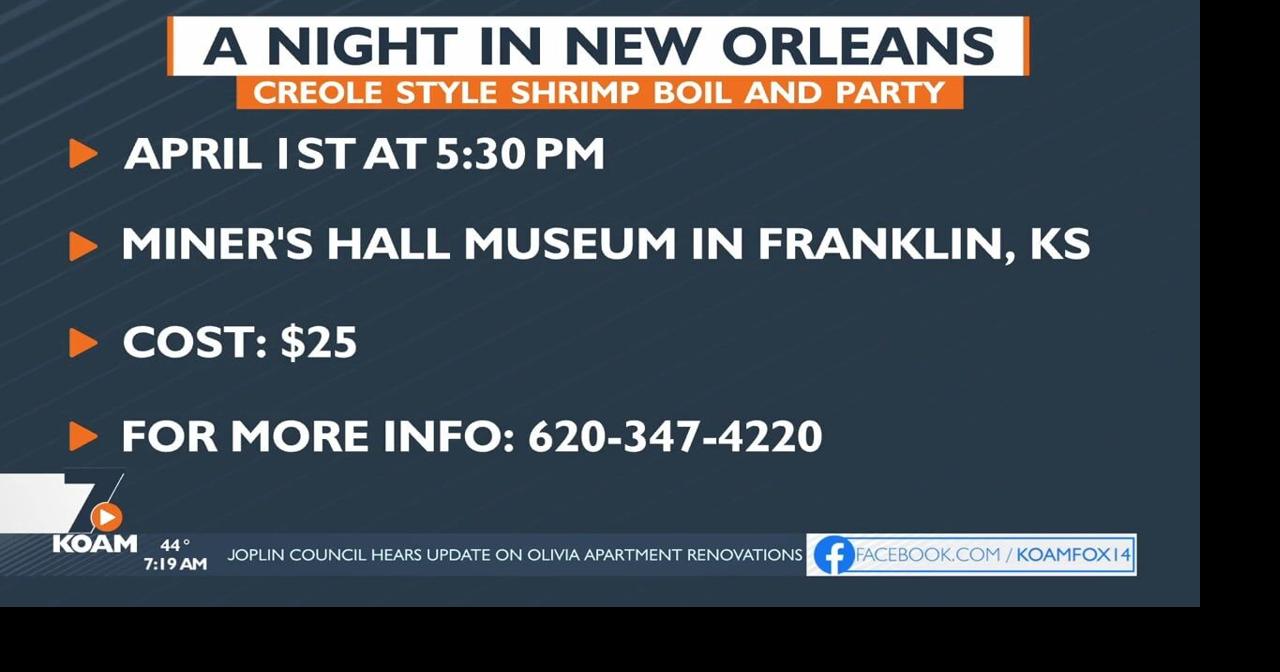 Miners Hall Museum presents A Night in New Orleans Events