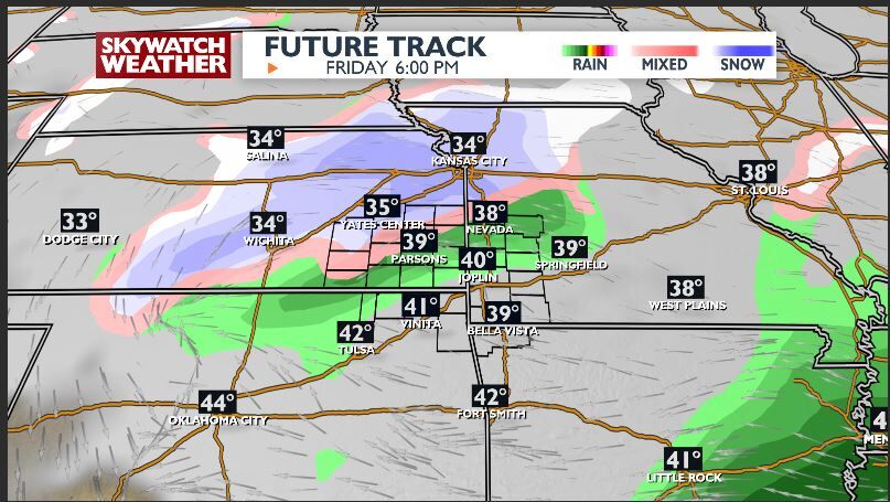 Staying chilly and rain and snow chances. | Top Stories | koamnewsnow.com