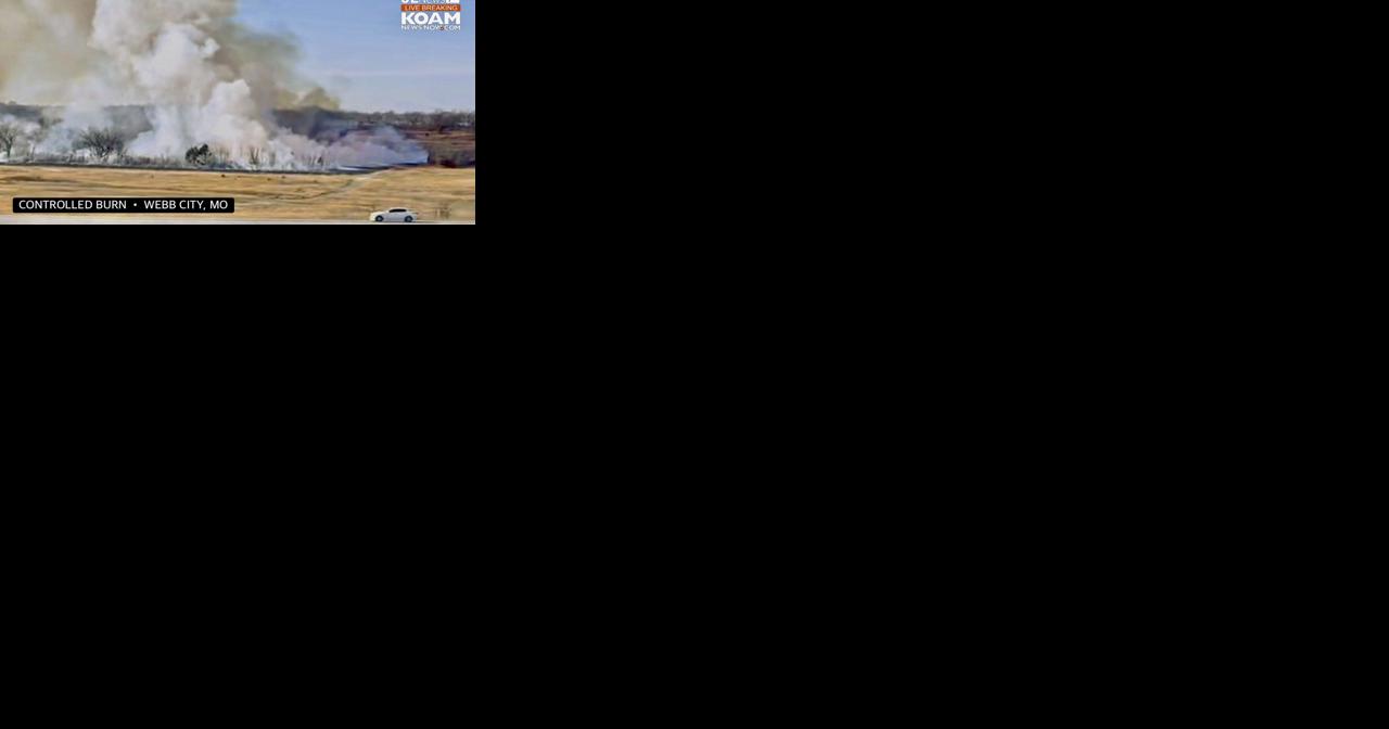 Controlled burn near Webb City, smoke visible along 249 - Vimarsana News