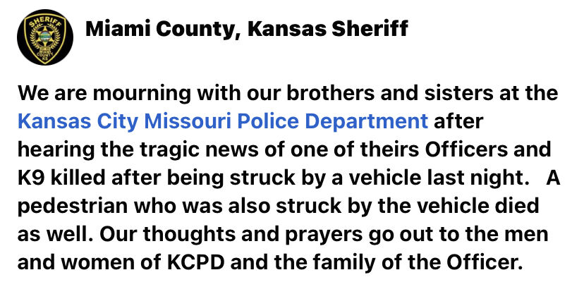 Police officer and K9 killed in Kansas City crash | Auto-accident ...