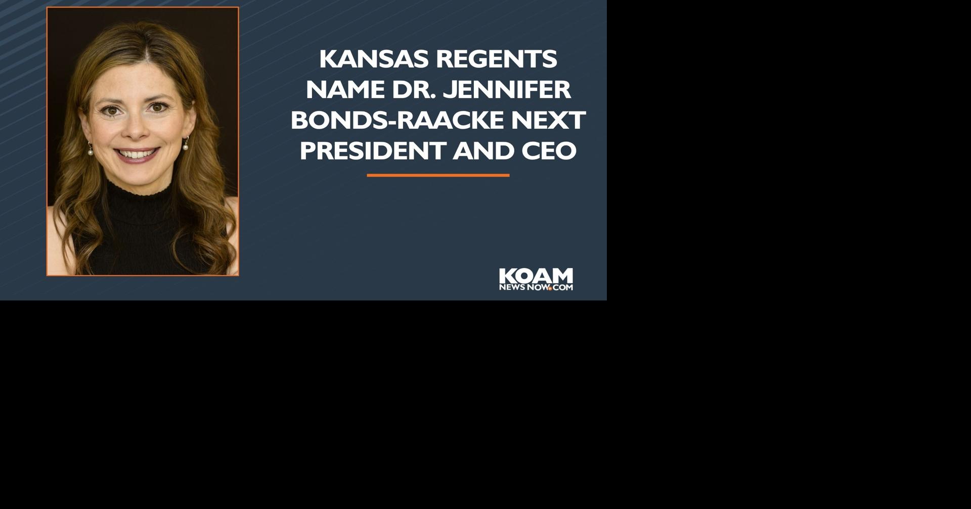 Kansas Regents name Dr. Jennifer Bonds-Raacke next president and CEO