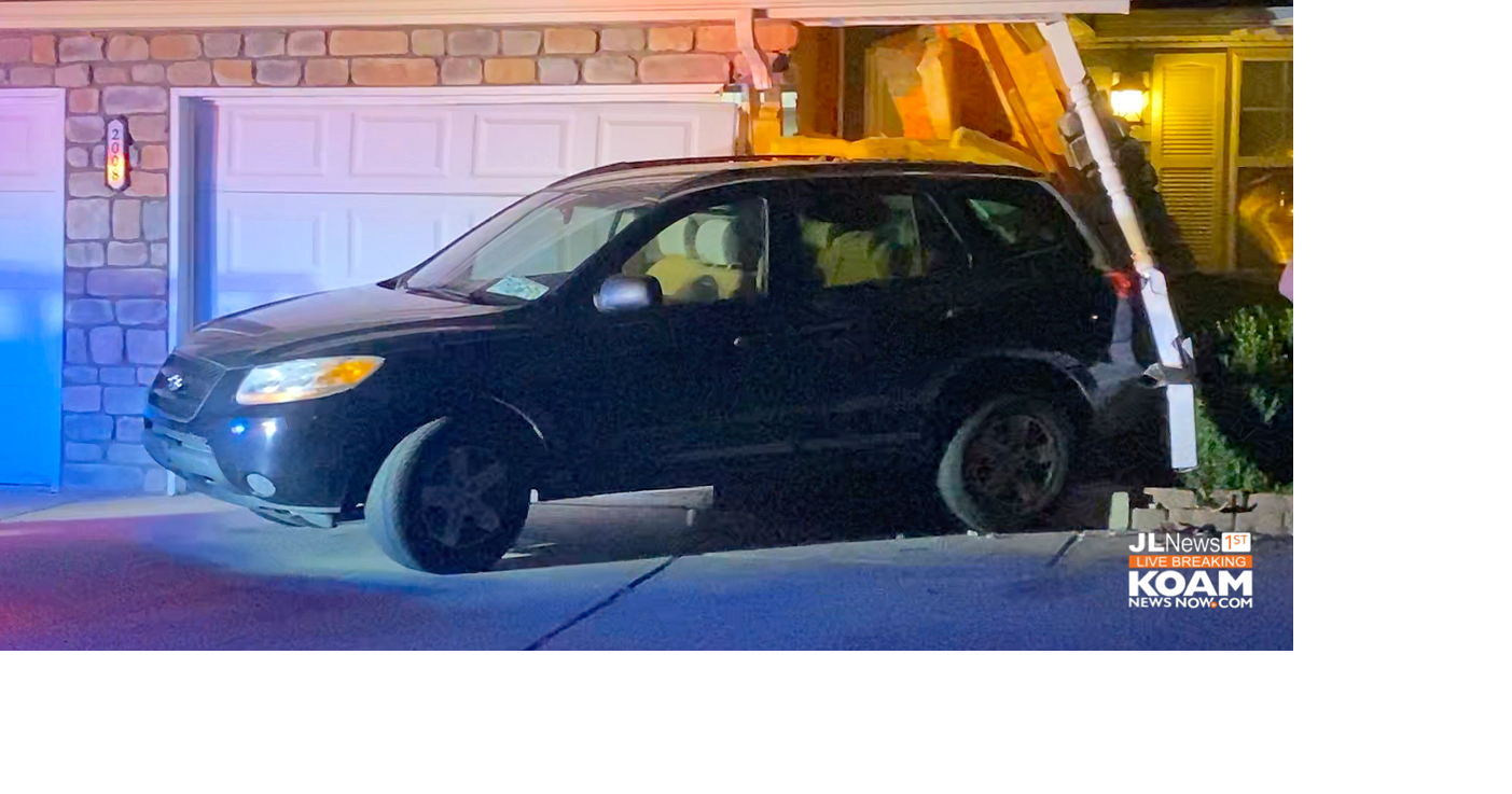 Vehicle destroyed the front door. Joplin News First