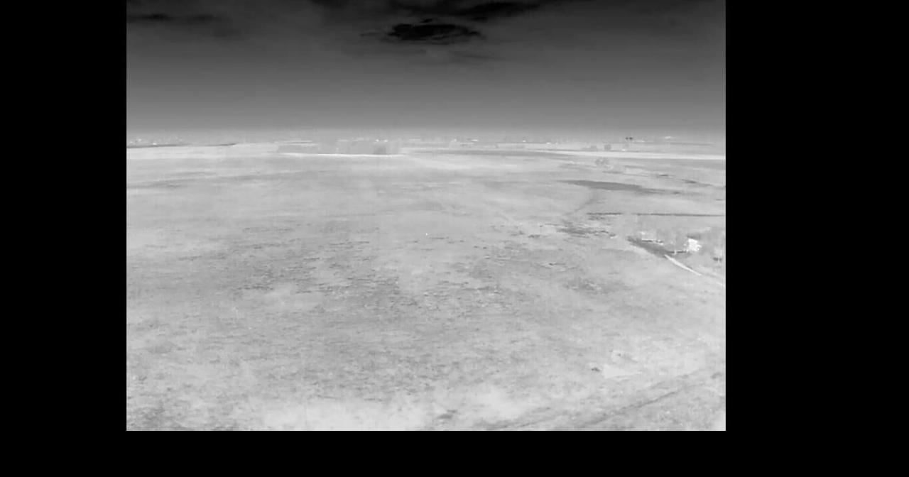 Miami OK manhunt drone video