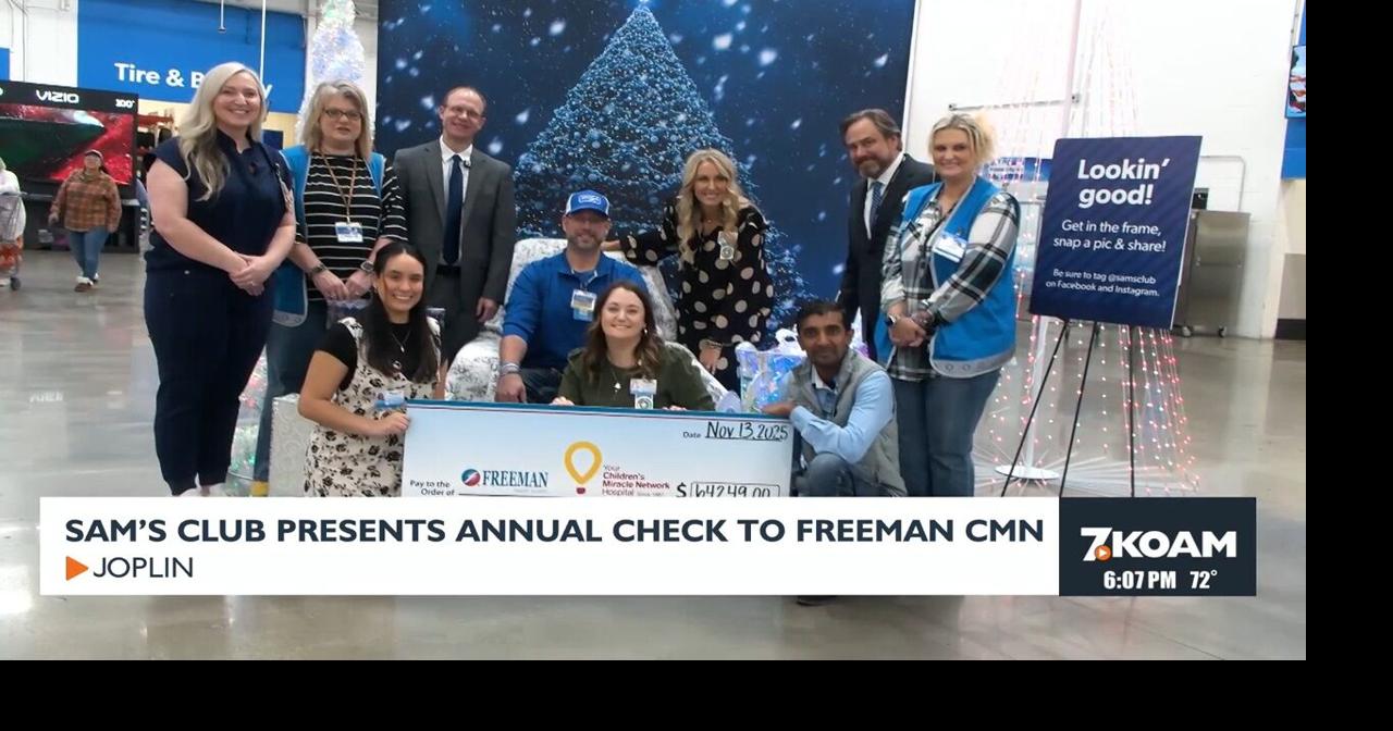 Joplin Sam's Club leads in charitable giving for Children's Miracle ...