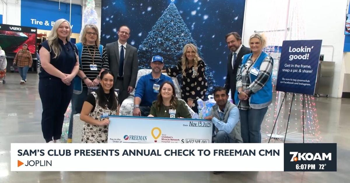 Joplin Sam's Club leads in charitable giving for Children's Miracle ...
