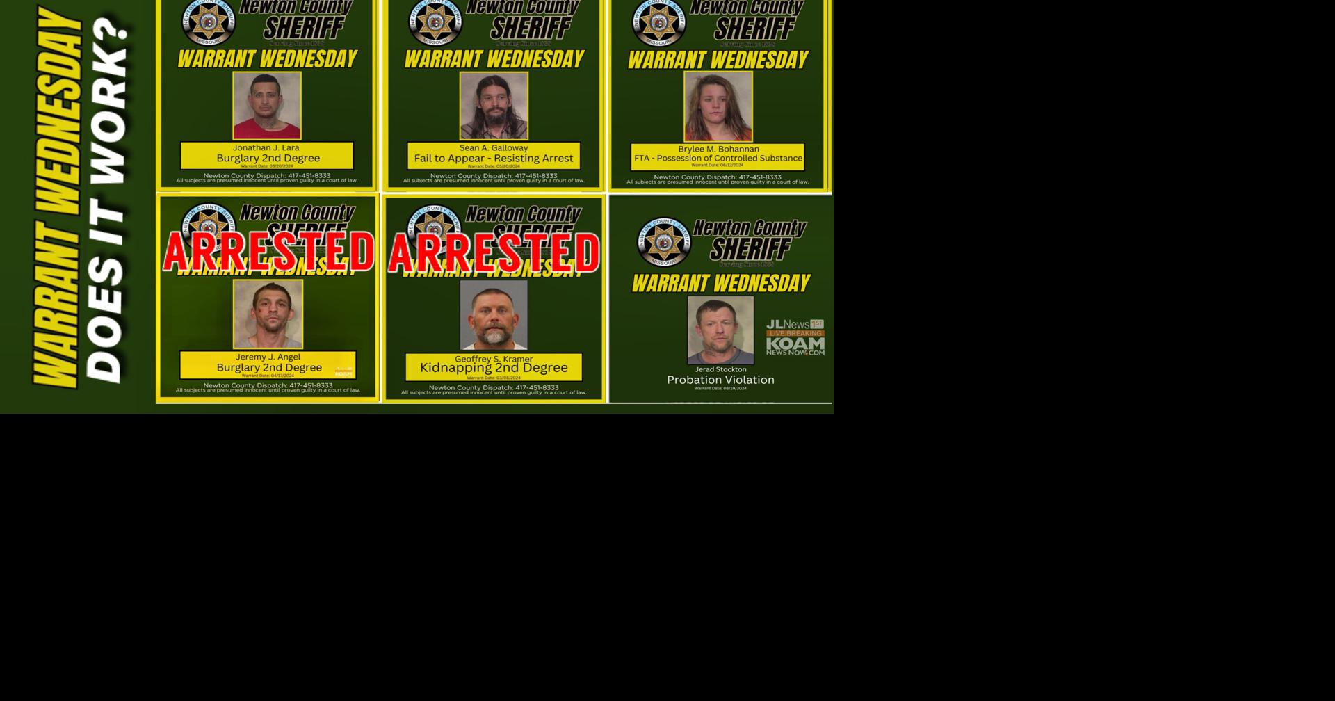 Warrant Wednesday Newton County Sheriff’s Office, does it work