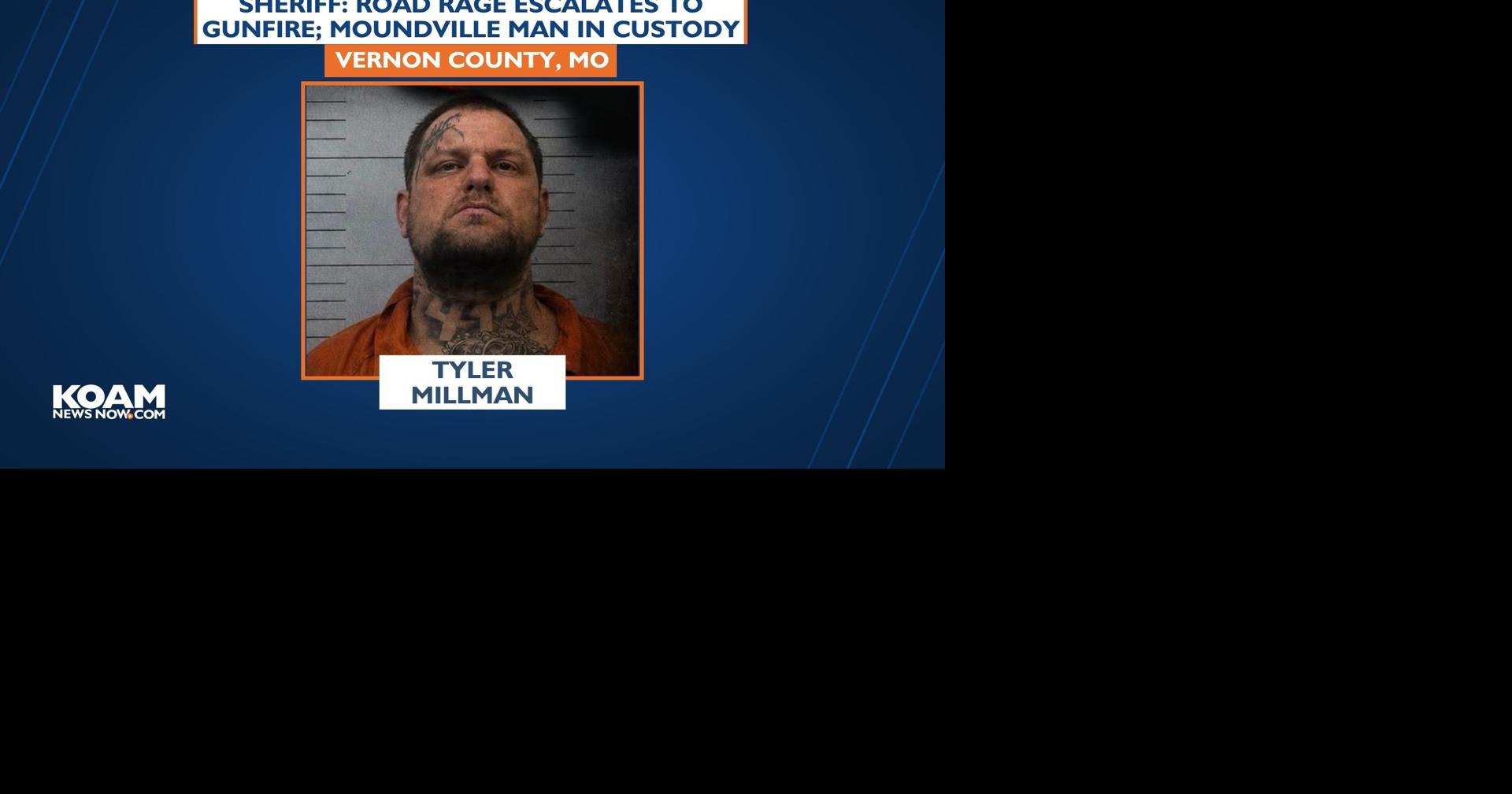 Sheriff: Road rage escalates to gunfire in Vernon County; Moundville man in custody