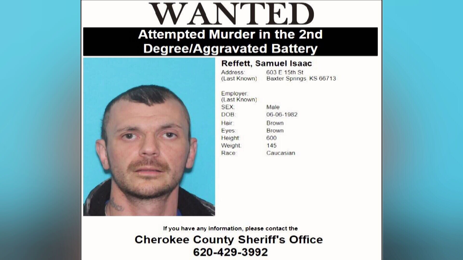 Man wanted for attempted murder in Baxter Springs | News | koamnewsnow.com