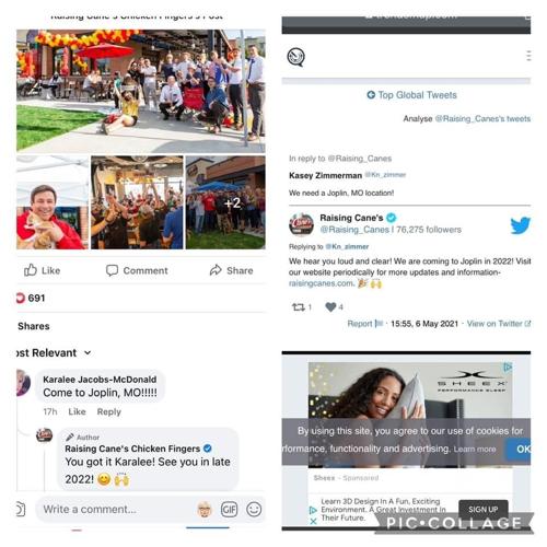 Raising Cane’s Chicken Fingers opens in Joplin, Mo. Joplin News First