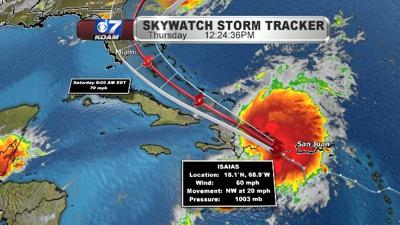 Tropical Storm Isaias forms in Atlantic Basin | National Weather ...