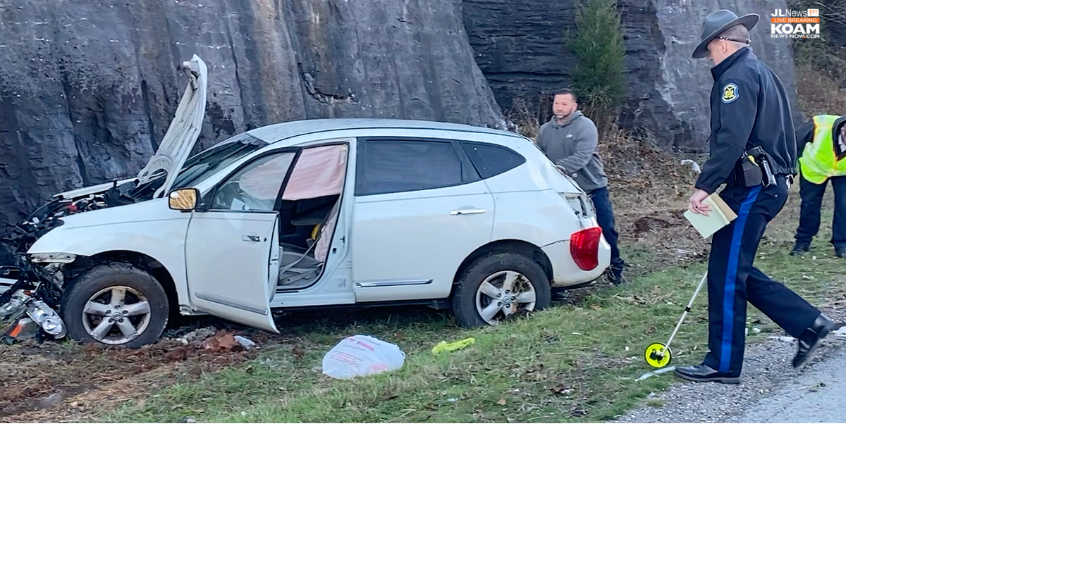 Car spins, crashing into rock bluff on Mo-171 near Carthage