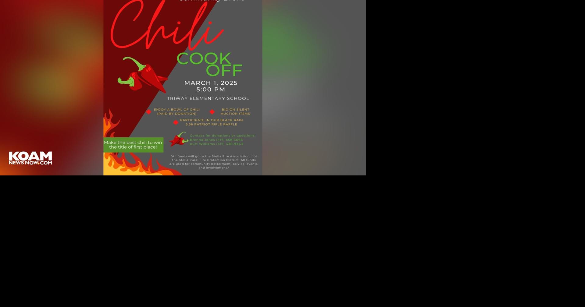 Stella Rural Fire Department hosting chili cook-off, fundraiser ...
