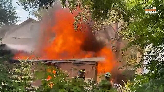 Garage fire spreads to tri-plex residence in North Heights Neighborhood ...