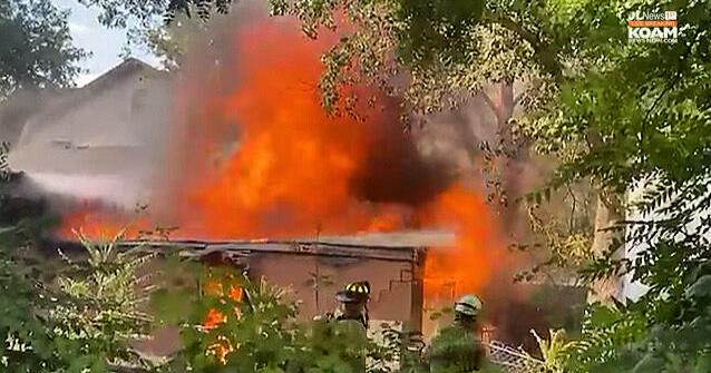 Garage fire spreads to tri-plex residence in North Heights Neighborhood ...