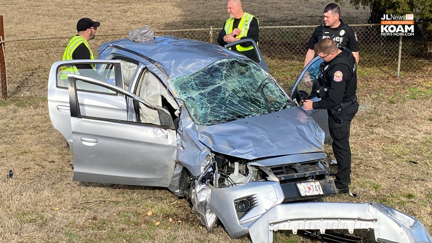 Car overturns multiple times in Airport Drive crash | Joplin News First ...