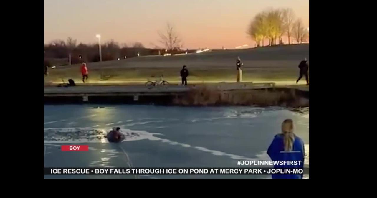 Boy falls through the ice at Mercy Park, rescued by Good Samaritan and ...