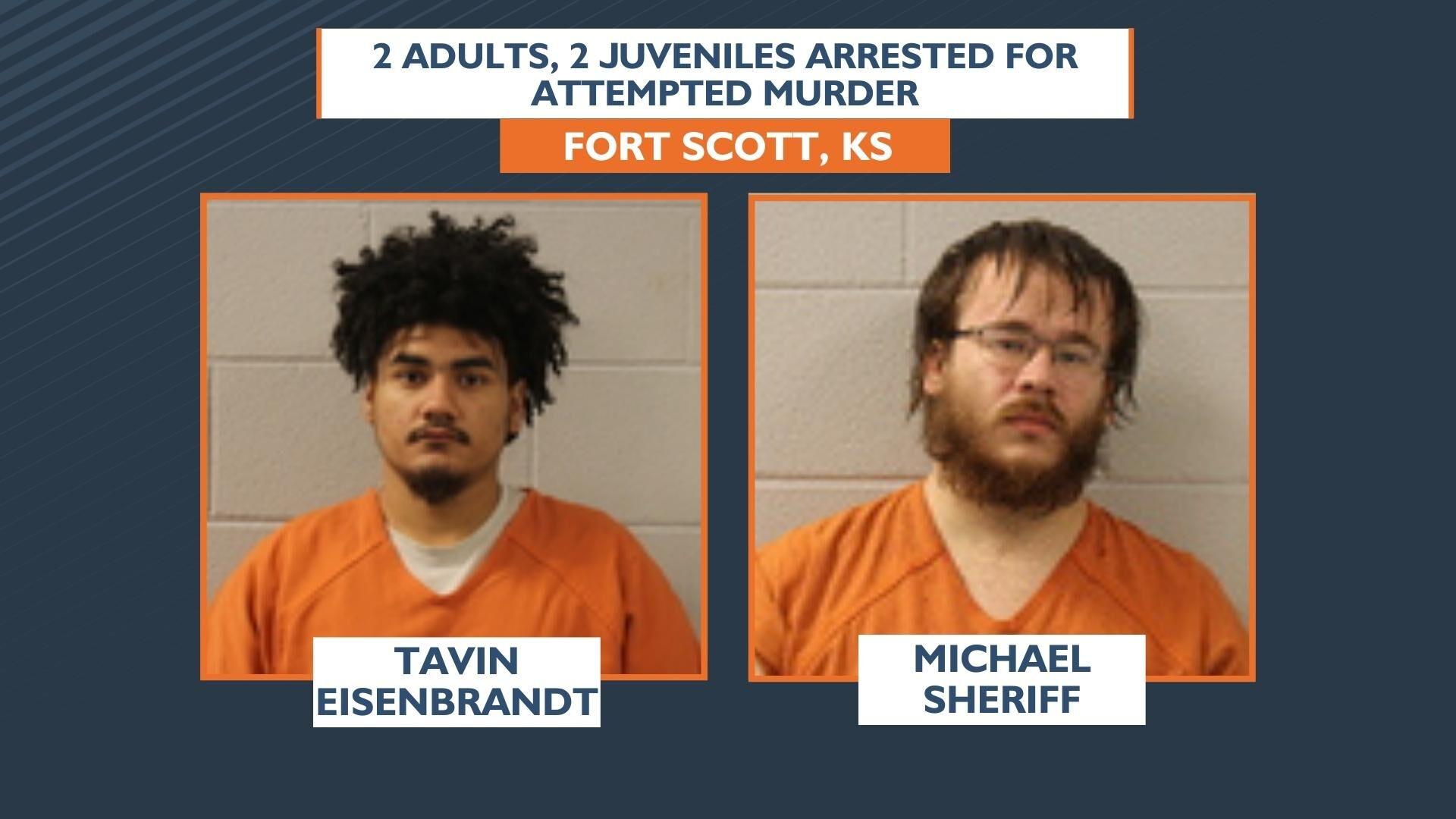 4 arrested for attempted murder, Fort Scott man in critical condition