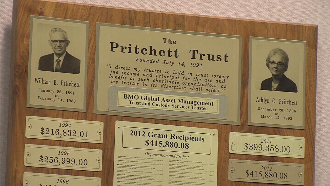 BMO Trust and Custody Services Announce Pritchett Trust Grant 