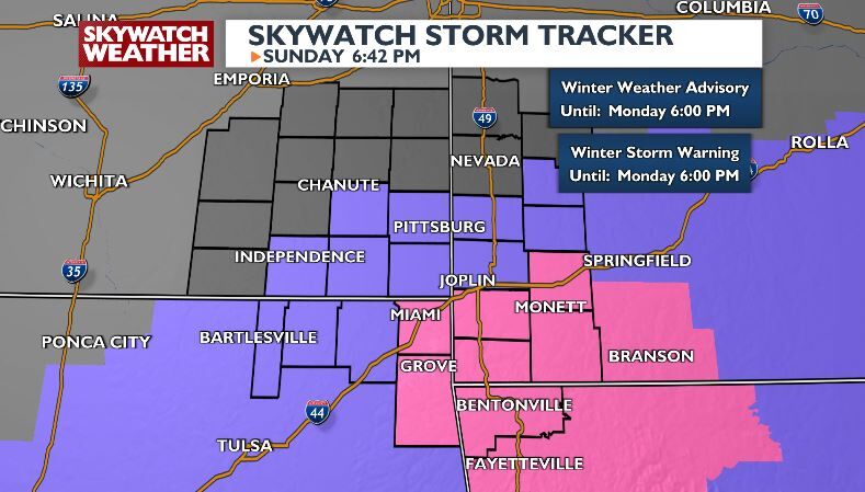 Southern Counties at Risk: Hazardous Impacts from Winter Storm Tonight ...
