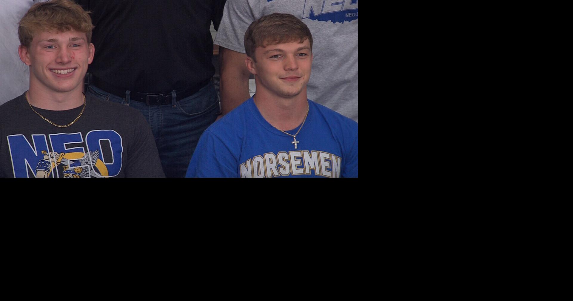 Frontenac’s Compton, Lapping sign to continue wrestling careers at NEO